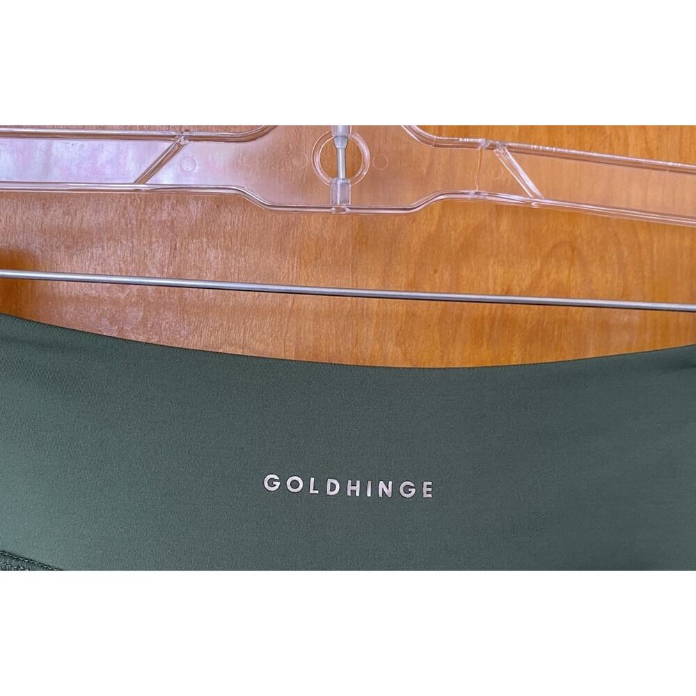 Gold Hinge Women's 15" Pleated Tennis Skirt Forest Green Size Small Skirt Preppy - Picture 4 of 6